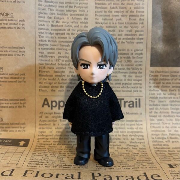 平野紫耀 フィギュア用衣装 黒Tシャツ ネックレス 2点セット Number_i