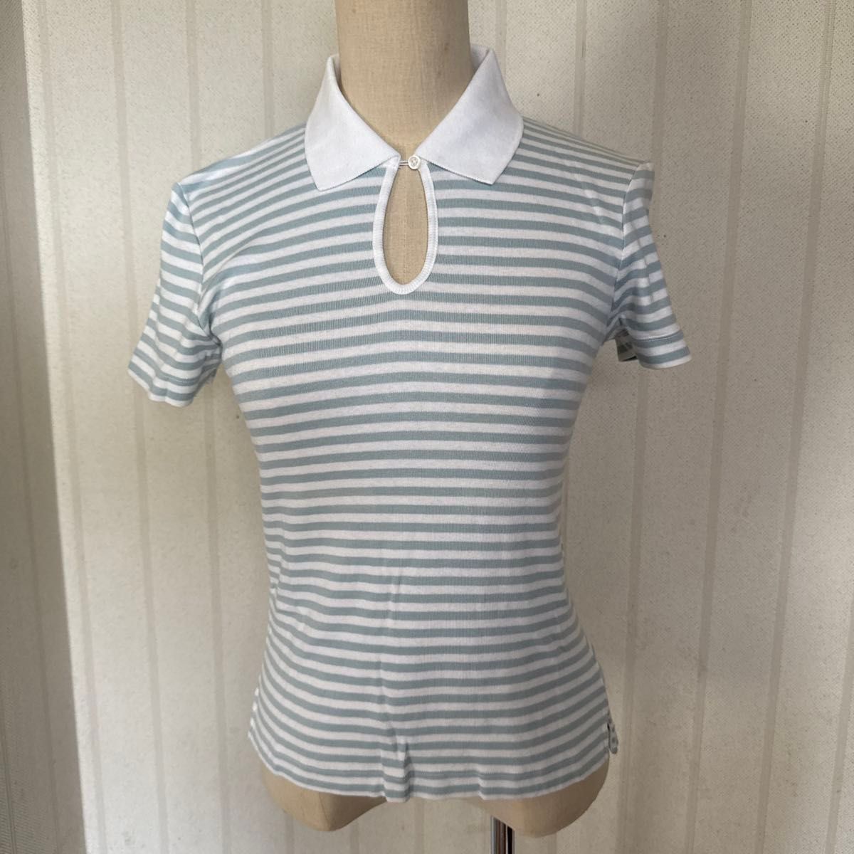 ＧＡＰ☆ボーダー柄 ポロシャツ 半袖 レディース☆