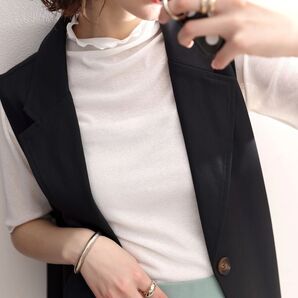 【CLASSICAL ELF】2WAYメロウシアー5分袖トップス