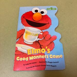セサミストリートエルモ英語ボード絵本　Elmo's Good Manners Game (Sesame Street)