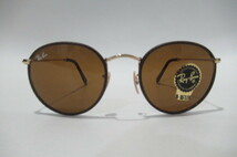 RayBan　サングラス　新品　ROUND CRAFT　レイバン　ラウンドクラフト　ORB3475Q　9041　ブラウン　B-15_画像1