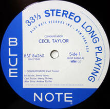 ◆CECIL TAYLOR/CONQUISTADOR (JPN LP/東芝コーティング) -Andrew Cyrille, Jimmy Lyons, Blue Note, Rudy Van Gelder/RVG_画像2