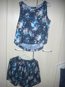 JEANASIS Jeanasis blouse skirt setup 