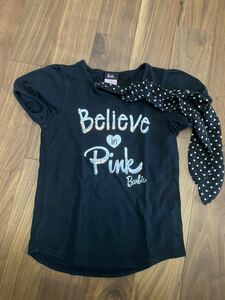  Barbie ribbon attaching T-shirt 140