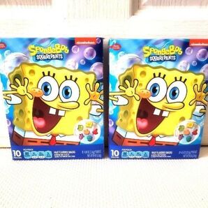 アメリカ直輸入 SpongeBob スポンジボブ フルーツスナック グミ 個包装 10袋×2