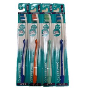 ALL WAY BASIC 歯ブラシ ふつう コンパクト ストレートカット 4本セット