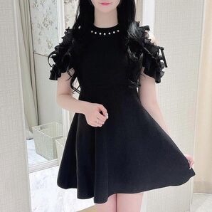 価格相談不可☆フリル袖OP。EVG-075