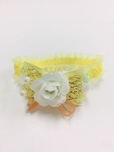 犬用首輪 猫用品 犬用品 猫シュシュ 犬シュシュ 鈴付き