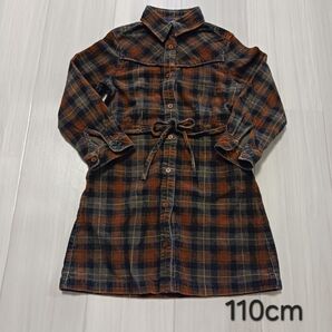 【子供服】110cm EastBoy シャツワンピース