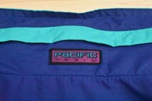 80'sUSA古着 PACIFIC TRAIL 裏地フリース ビンテージ ナイロンジャケット size20 SM相当 紺 アウトドア ブルゾン レトロ アメリカ 韓国製_画像4