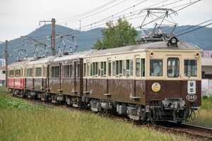 鉄道 デジ 写真 画像 琴電 レトロ電車 23号 500号 さよなら運転 4