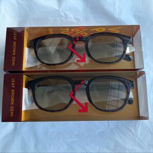 JINS ジンズ サングラス 沖縄ファミリーマート限定 リーフブラウンデミ 2個