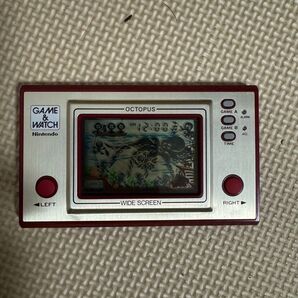 任天堂 ゲーム&ウォッチ オクトパス OC-22 ワイドスクリーン 携帯用ケース付き