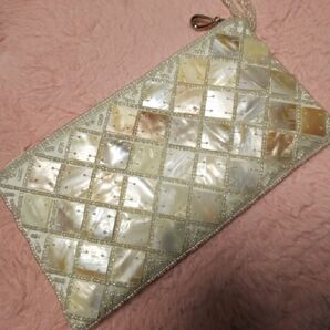 シェル貝殻 ポーチ クラッチバッグ