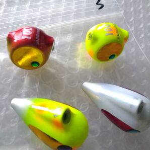 シマノ 炎月 ドテラバクバク150g2個 & バクガケカスタム100g2個 計4個セット 鯛ラバ タイラバ おもり シンカー③