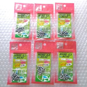 LEVEL6 レベロク マメアジヘッド プロパック ジグヘッド 0.4g 6袋 アジング メバリング ハゼング ネズミゴチング