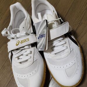 asics アシックス 銃剣道、逮捕術シューズ 白 未使用品