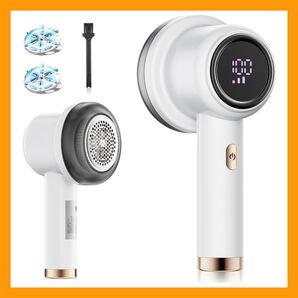 毛玉取り器 電動 毛玉クリーナー 毛玉カッター 安全装置 液晶USB充電