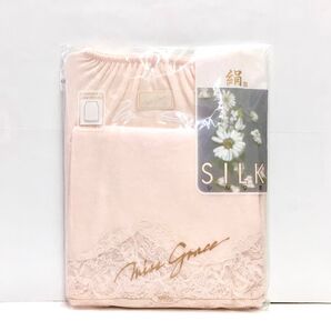 【新品】M 婦人 シルク混 ペチコート 保温あったか 二重袋編み Mサイズ 65cm丈 日本製 公冠 絹混 なめらかな肌触り