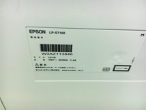 EPSON　A3カラーレーザー　LP-S7160　111778枚　動作OK/カラー印字確認済み/ドラム・トナー無/定着器残0/6/その他残要画像確認_画像4