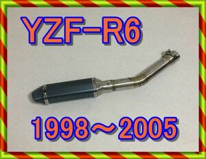 YZF－R6 スリップオンマフラー　カーボンフェイクサイレンサー　新品　1998～2005年　スリップオンマフラー　