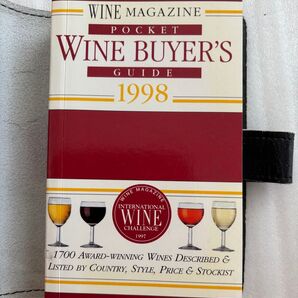 WINE MAGAZINE POCKET WINE BUYER'S GUIDE 1998 ワインガイド 専用革カバー付き
