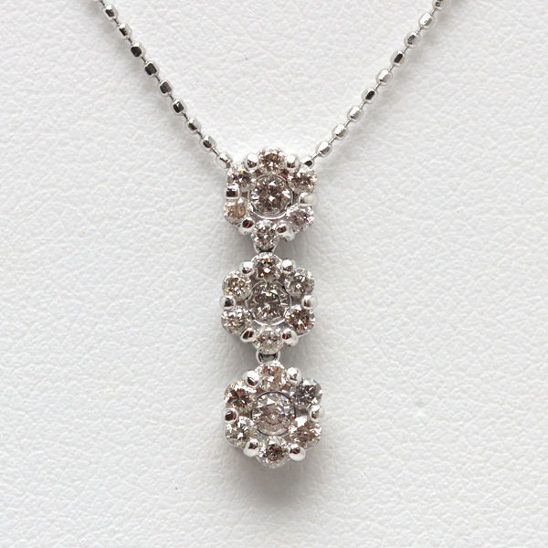 ヤフオク! -ダイヤモンド 3連 ネックレスの中古品・新品・未使用品一覧