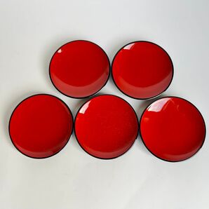 【新品】漆器 漆塗り 珍味皿 薬味皿 醤油皿 取皿 手塩皿 豆皿 食器 和食器 5枚