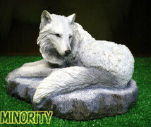 Wolf オブジェ Guardian Of The North / ウルフ / 狼 / オオカミ / おおかみ / WOLF_画像1