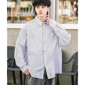 Rocky Monroe(ロッキーモンロー)カジュアルシャツ 長袖 ストライプ