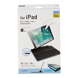 【新品・未開封品】ELECOM 9.7インチ iPad用 Bluetoothキーボード TK-FBP068ISV4 シルバー①