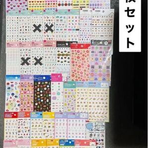 【シートシール】まとめ売り 100均 ダイソー DAISO シール デコシール スケジュールシール サンリオ ディズニー
