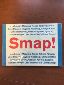 [Набор из 2 книг] Смап -концертная брошюра 2002 SMAP'02 "Drink! Smap! Tour" &amp; SMAP 2003 "Mij Tour"