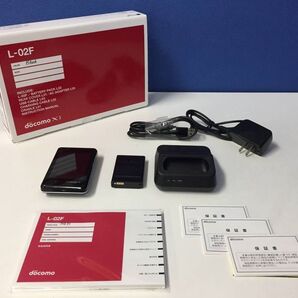 新品未使用 L-02F ブラック docomo Wi-Fi STATION ルーター 動作品 最大10台同時接続可能 クレードル