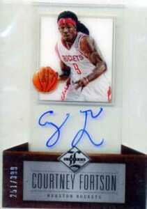 COURTNEY FORTSON（クリッパーズ、浙江ライオンズ(中国)他）12-13 Panini Limited　直筆サインカード