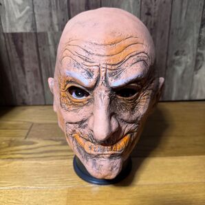ハロウィン コスプレ マスク かぶり物 老人 坊主 リアル 大人 仮面 お面 怖い リアル お化け屋敷