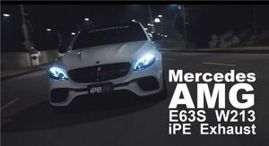 ●スーパーサウント◆iPE イノテック ベンツ W213 /S213 E63AMG 用可変バルブ付 マフラーセット/オプション有/BENZ/F1サウント/軽量化/M177