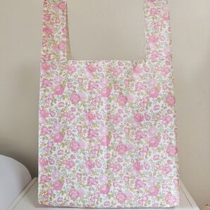 ★輸入リバティ生地★【内容量20%アップ!エコバッグ】エコバック フェリシテ ハニー サブバッグ プレゼント ギフト