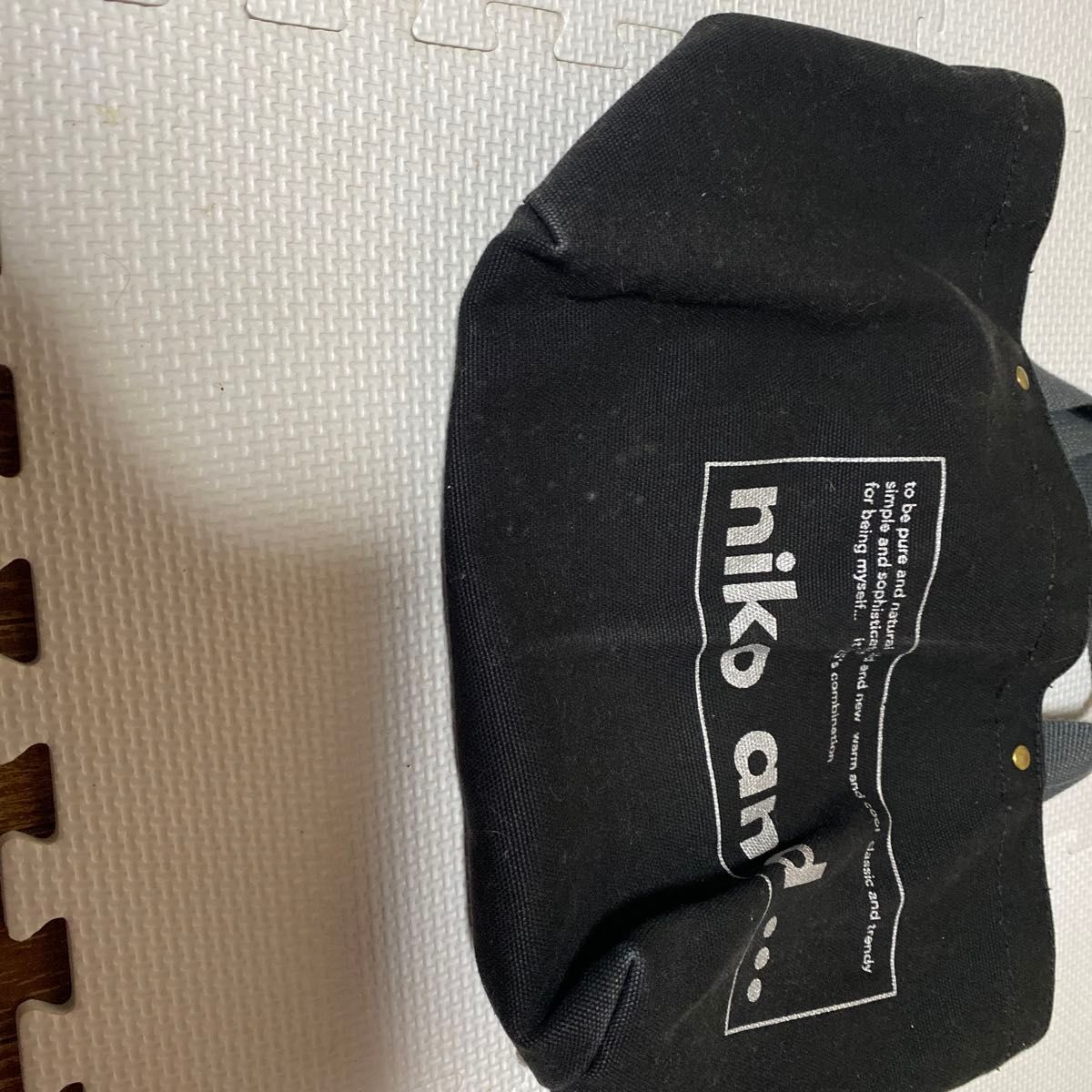 niko and... ニコアンド トートバッグ ブラック