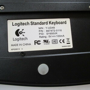 Logitech Standard Keyboard ロジテック・キーボード M/N: Y-UD48の画像5
