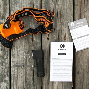 【新品】LUMINTOP HL3A LEDライト 2800ルーメンヘッドライト、クリップ付き、キャンプ用ヘッドバンド