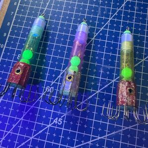 アングラーズフラワー ラトルハイグロー 3個 8本針 イカ釣り エギング