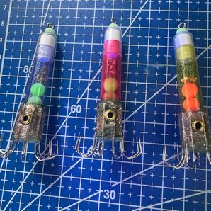 アングラーズフラワー ラトルハイグロー 3個 8本針 イカ釣り エギング