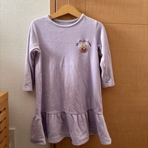 ラプンツェル ワンピース ユニクロ 100サイズ 長袖