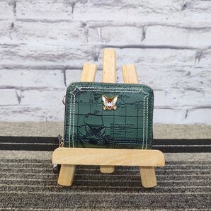 ★新品★ ベベダヤン 小銭入れ コインケース コンパスローズ グリーン