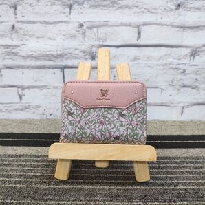 ★新品★ ベベダヤン 小銭入れ コインケース ウォールペーパー ピンク