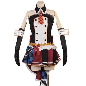 送料無量【新品】ラブライブ! 「西木野真希」 カフェメイド編 SR覚醒後 コスプレ衣装M 6点セット アイドルキャラクターアニメ ハロウィン
