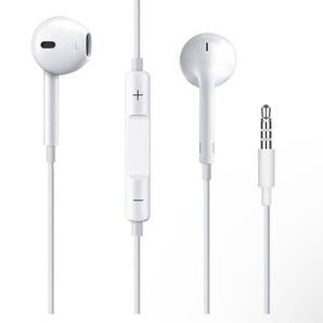イヤホン 有線 マイク付き 3.5mm インナーイヤー型