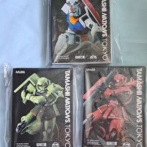 ROBOT魂 機動戦士ガンダム ver.A.N.I.M.E.リアルマーキング ガンダム・シャア専用ザク・量産型ザク3点