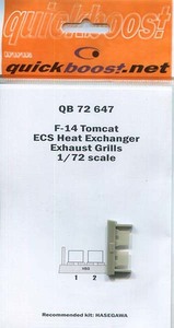 クイックブースト 72647 1/72 F-14 トムキャット熱交換器シャッター(ハセガワ用)
